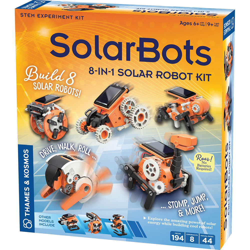 SolarBots: 8-in-1 Solar Robot Kit *PRE-ORDER*