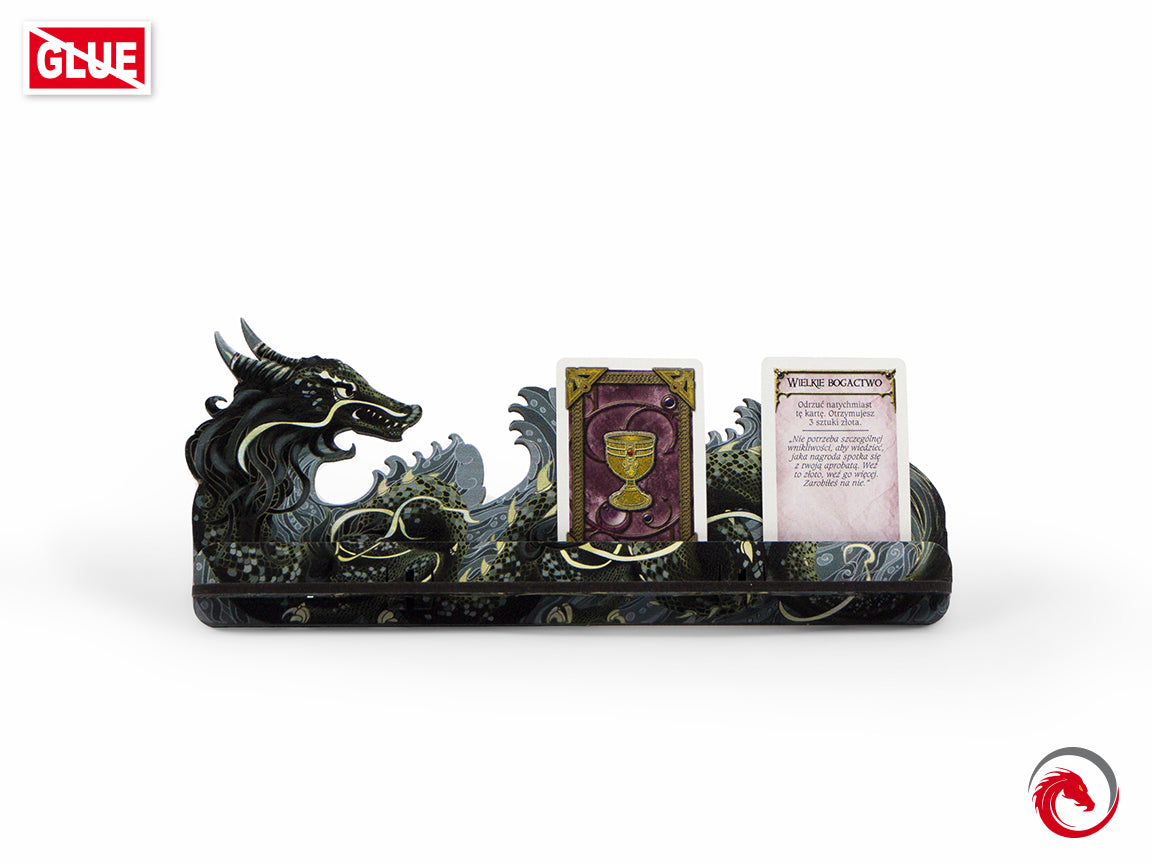 E-Raptor - Card Holder: S Dragon FullPrint Gray