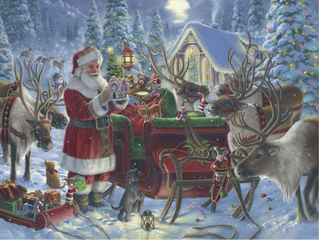 Puzzle - Ravensburger - Packing the Sleigh (1000 Pieces)