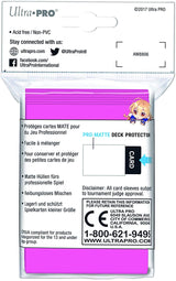 Ultra Pro - PRO-Matte 60ct Small Deck Protector® sleeves: Bright Pink