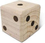 Giant Wooden Yard Dice