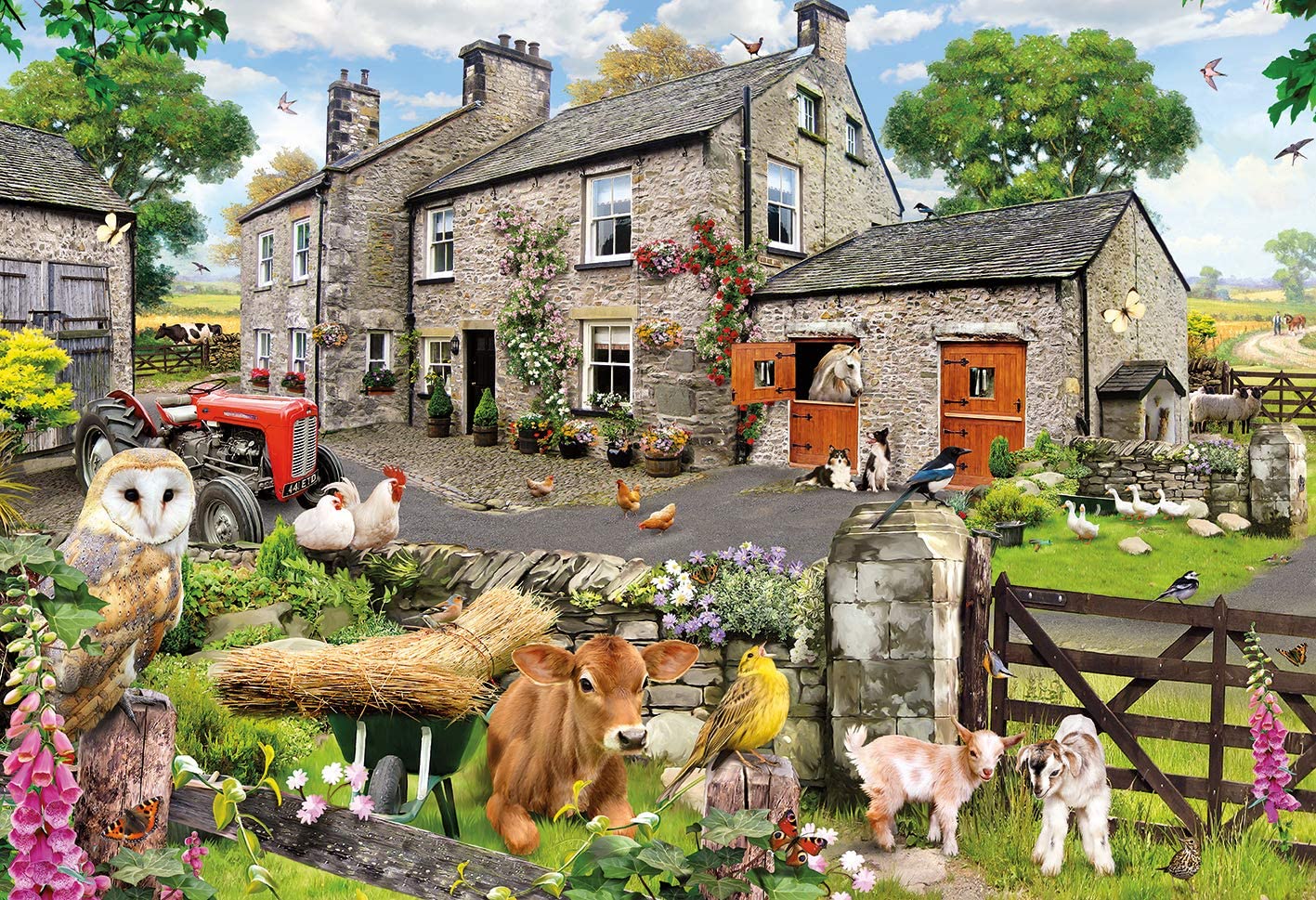 Puzzle - Gibsons - Farmyard Friends (100XXL Pieces)