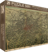 1892 Bird's Eye View Map of Atlanta Puzzle (500 Pieces)