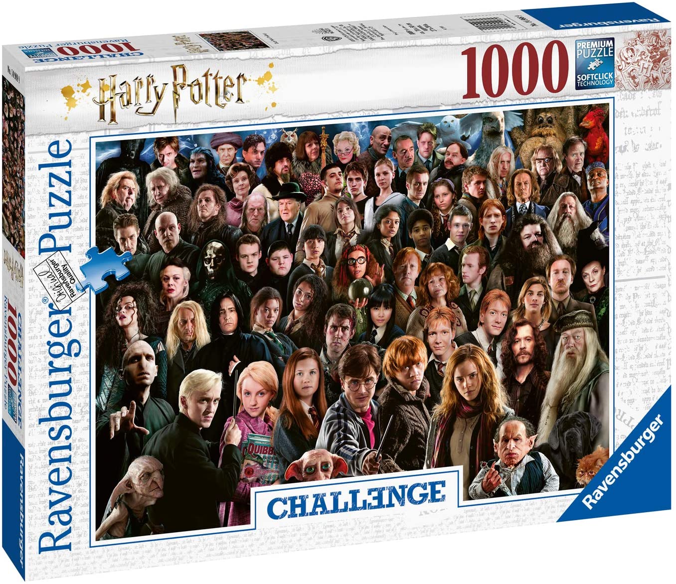 Puzzle - Ravensburger - Challenge Puzzle: Harry Potter (1000 Pieces)