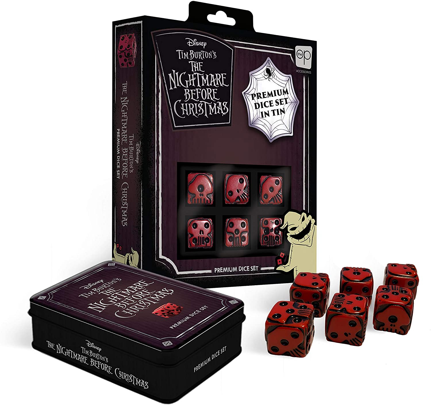 Disney Tim Burton’s The Nightmare Before Christmas Premium 6PC Dice Set