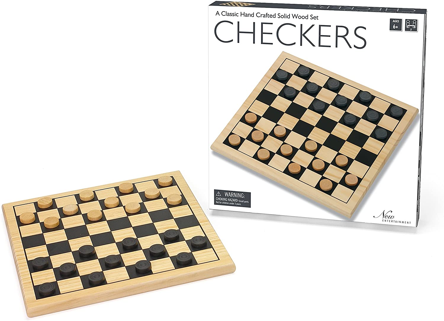 Wooden Checkers