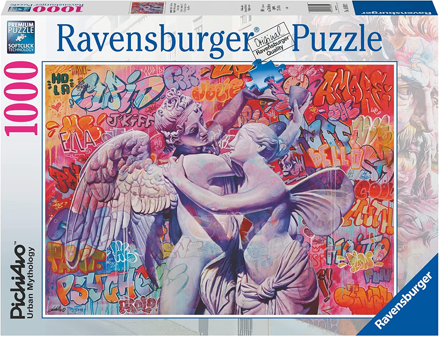 Puzzle - Ravensburger - Cupid and Psyche in Love (1000 pieces)