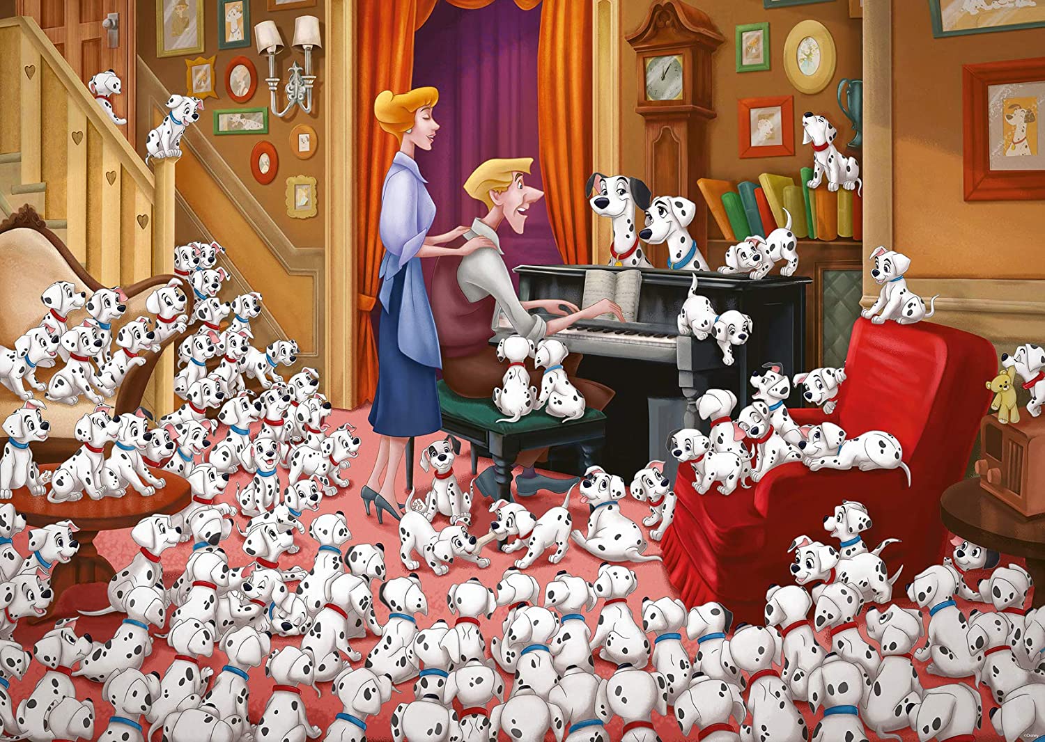 Puzzle - Ravensburger  - Disney Collector's Edition: 101 Dalmations (1000 Pieces)