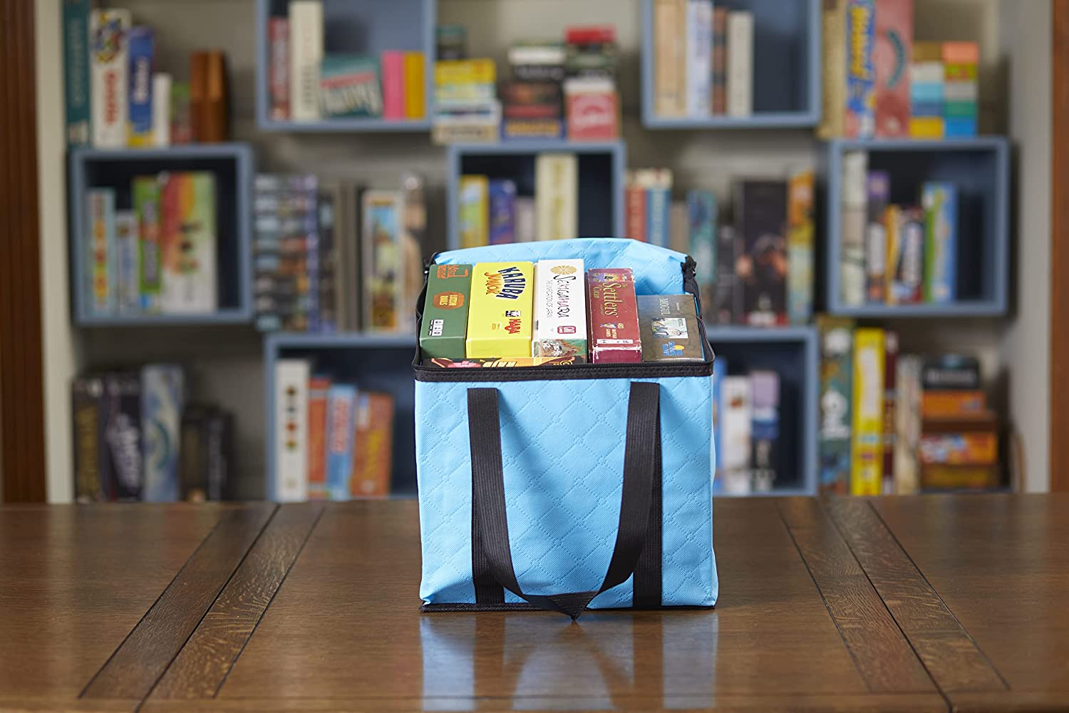 Lightweight Board Game Bag - Light Blue