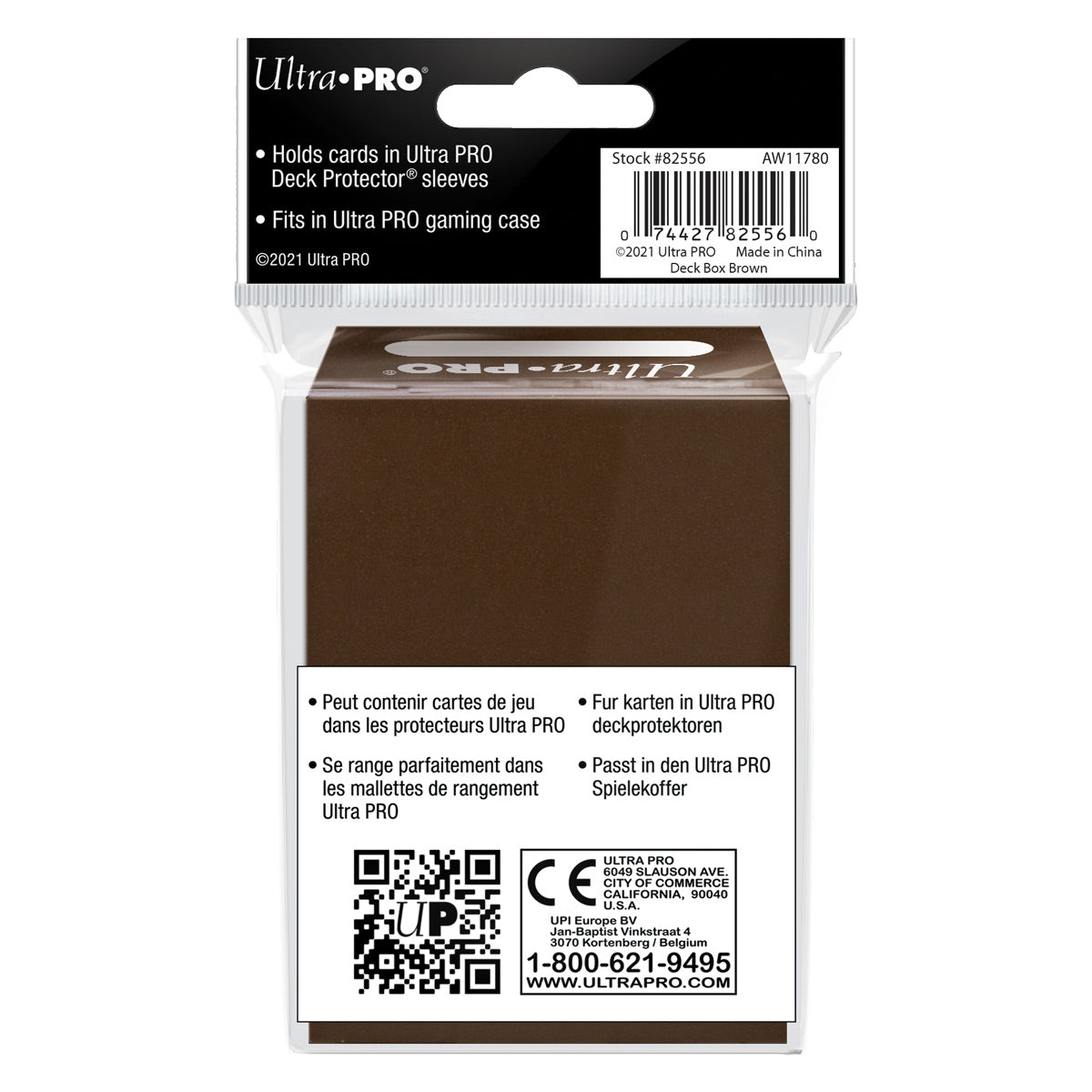 Ultra Pro - PRO 80+ Deck Box: Brown