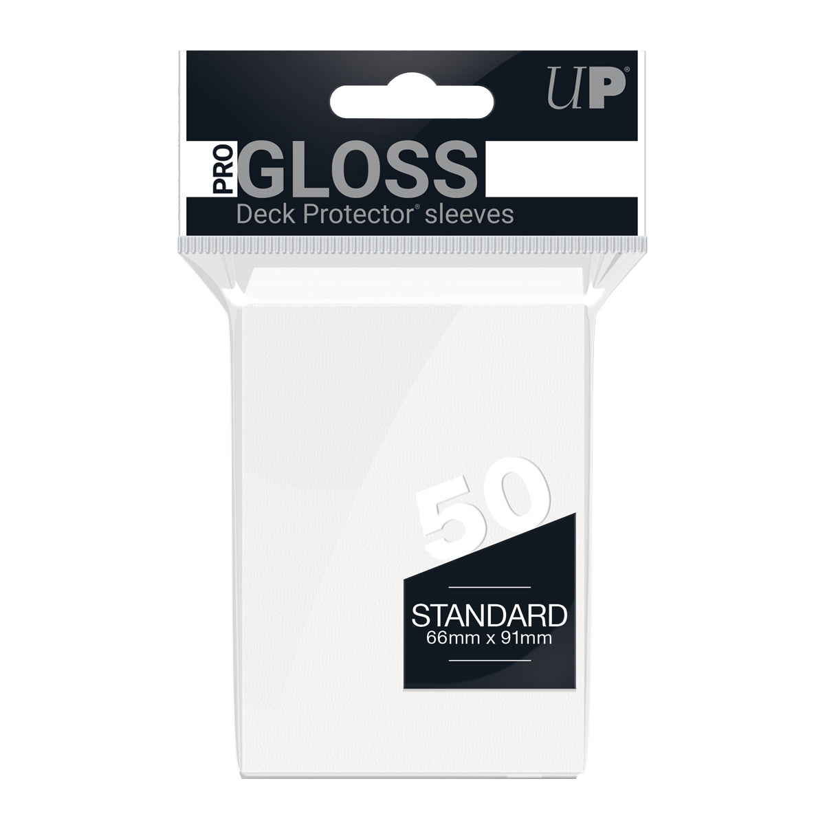 Ultra Pro - PRO-Gloss 50ct Standard Deck Protector® sleeves: White