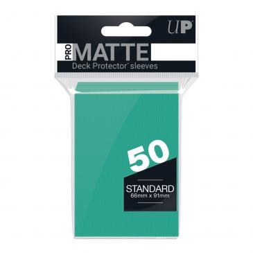 Ultra Pro - PRO-Matte 50ct Standard Deck Protector® sleeves: Aqua