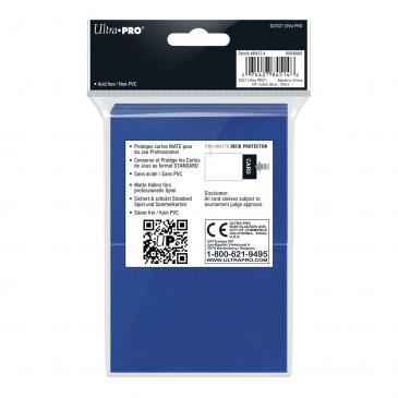 Ultra Pro - PRO-Matte 100ct Standard Deck Protector® sleeves: Blue