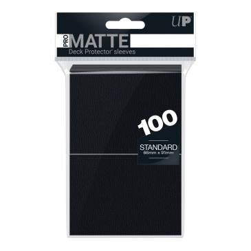 Ultra Pro - PRO-Matte 100ct Standard Deck Protector® sleeves: Black