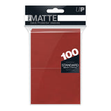 Ultra Pro - PRO-Matte 100ct Standard Deck Protector® sleeves: Red