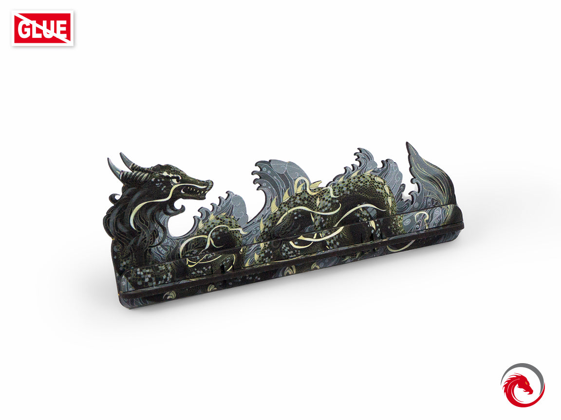 E-Raptor - Card Holder: S Dragon FullPrint Gray