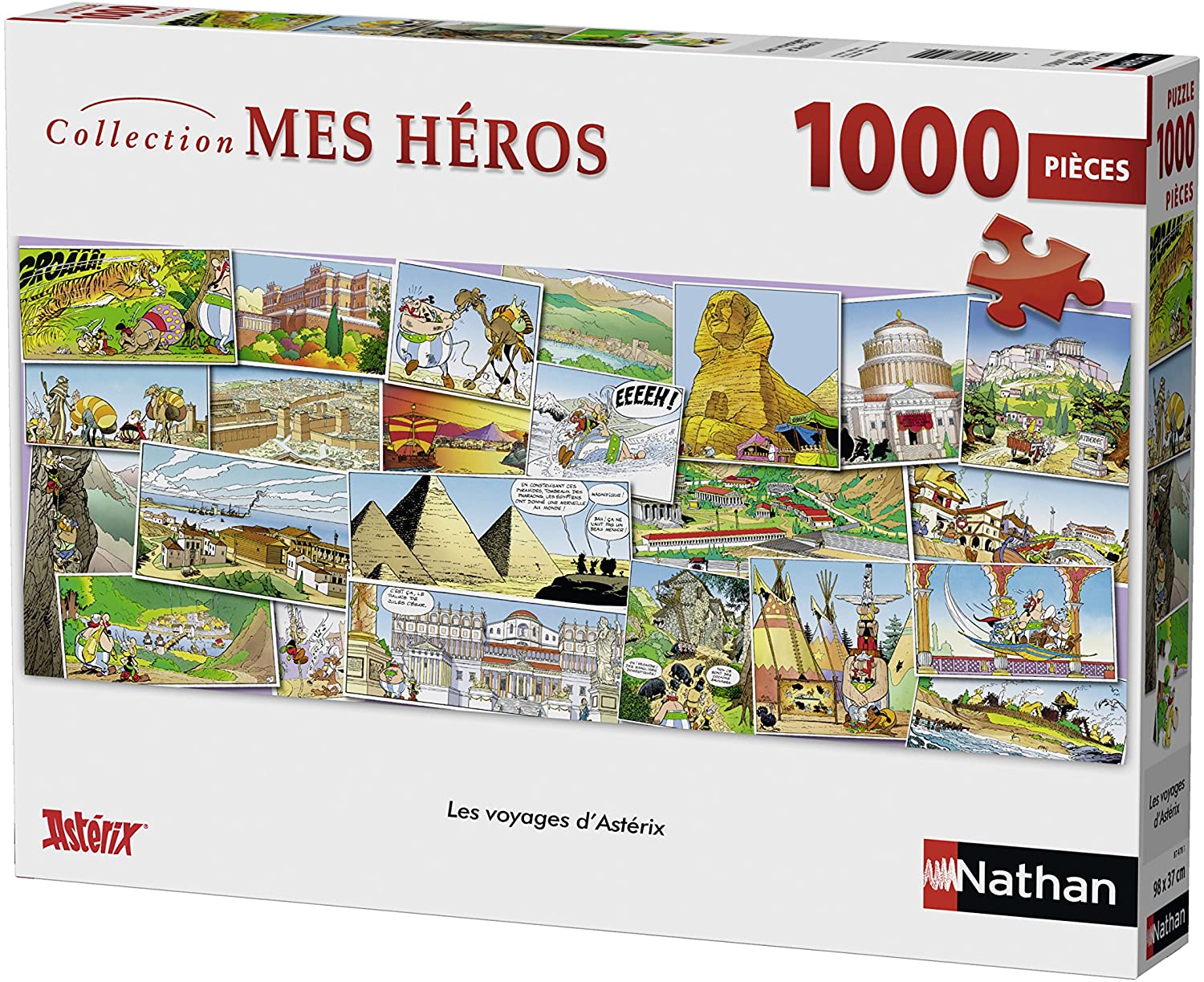 Puzzle - Ravensburger - Les Voyages d'Astérix (1000 Pieces)