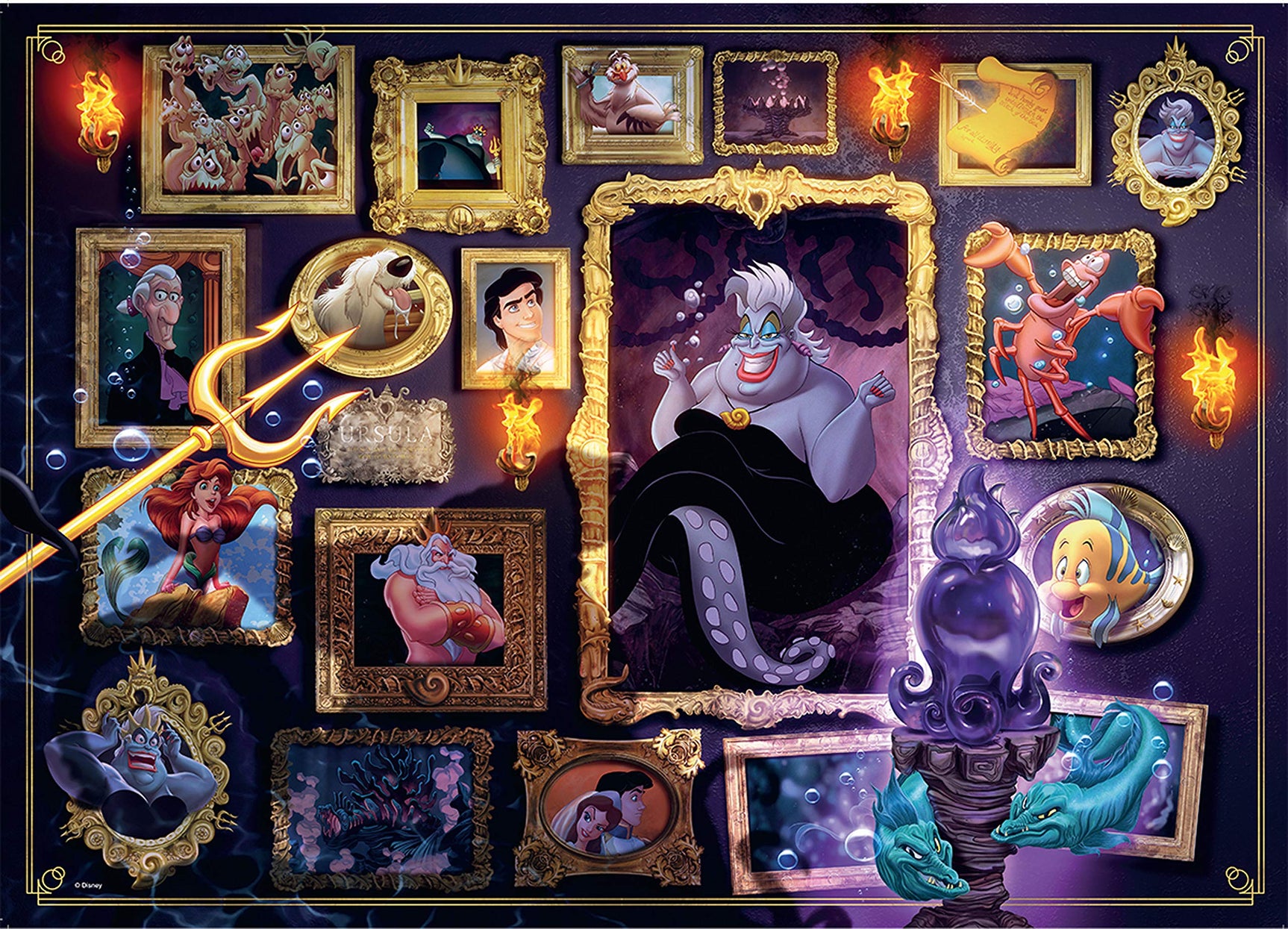 Puzzle - Ravensburger - Disney Villainous: Ursula (1000 Pieces)