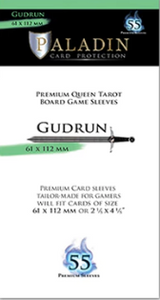 Paladin Card Protection - Gudrun (61 mm x 112 mm, Premium Queen Tarot)