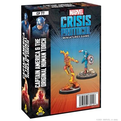 Marvel Crisis Protocol - Captain America & the Original Human Torch