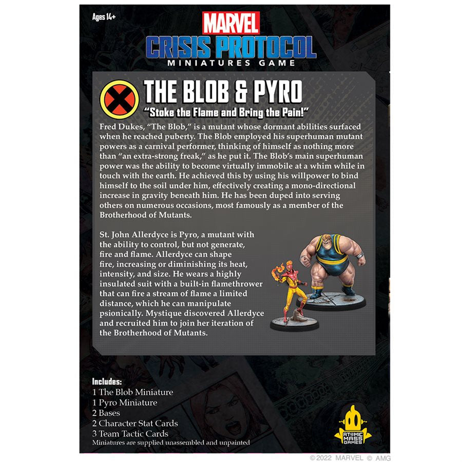 Marvel: Crisis Protocol – The Blob & Pyro Character Pack