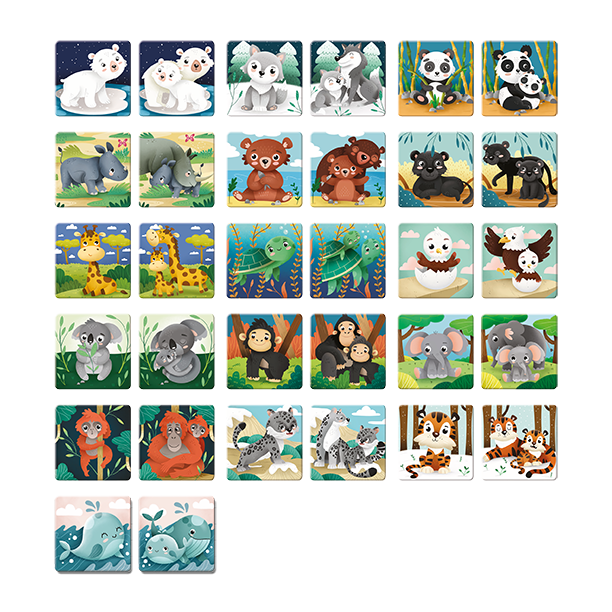 Ecologic Memory: Animals at Risk! (32 Pieces)