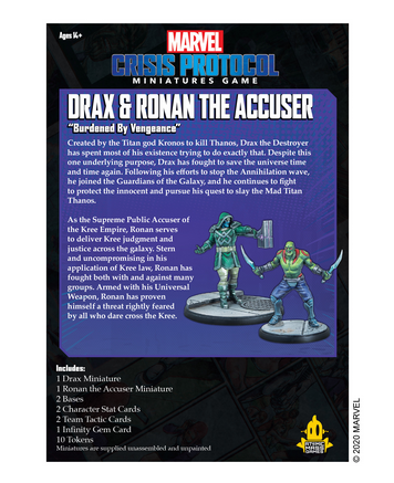 Marvel: Crisis Protocol - Drax and Ronan the Accuser