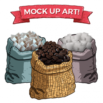 Seize the Bean: Cloth Resource Sacks (Import)