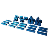 Top Shelf Gamer - [Limited Edition Color] 3D Printed Upgraded Tokens compatible with Catan™ - Blue Wonder (set of 24)