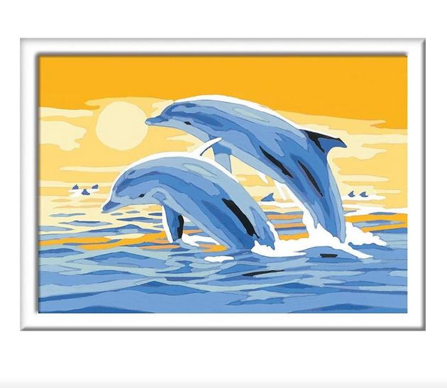 Ravensburger CreArt Paint - Delightful Dolphins