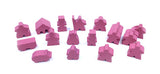 MeepleSource - 19-Piece Set of Pink Meeples (Compatible with Carcassonne & Expansions)