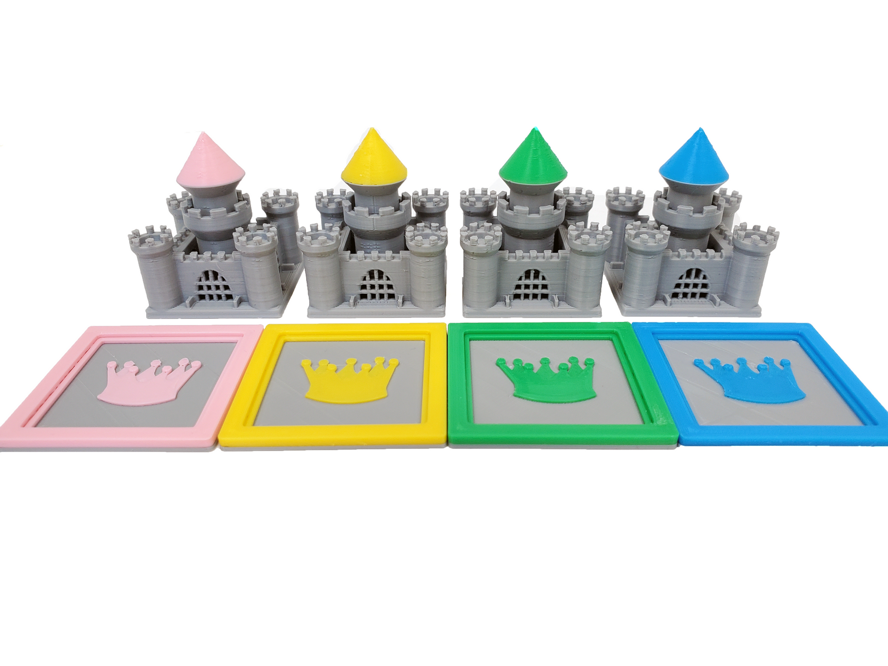 Top Shelf Gamer - Castles compatible with Kingdomino™ (set of 8)