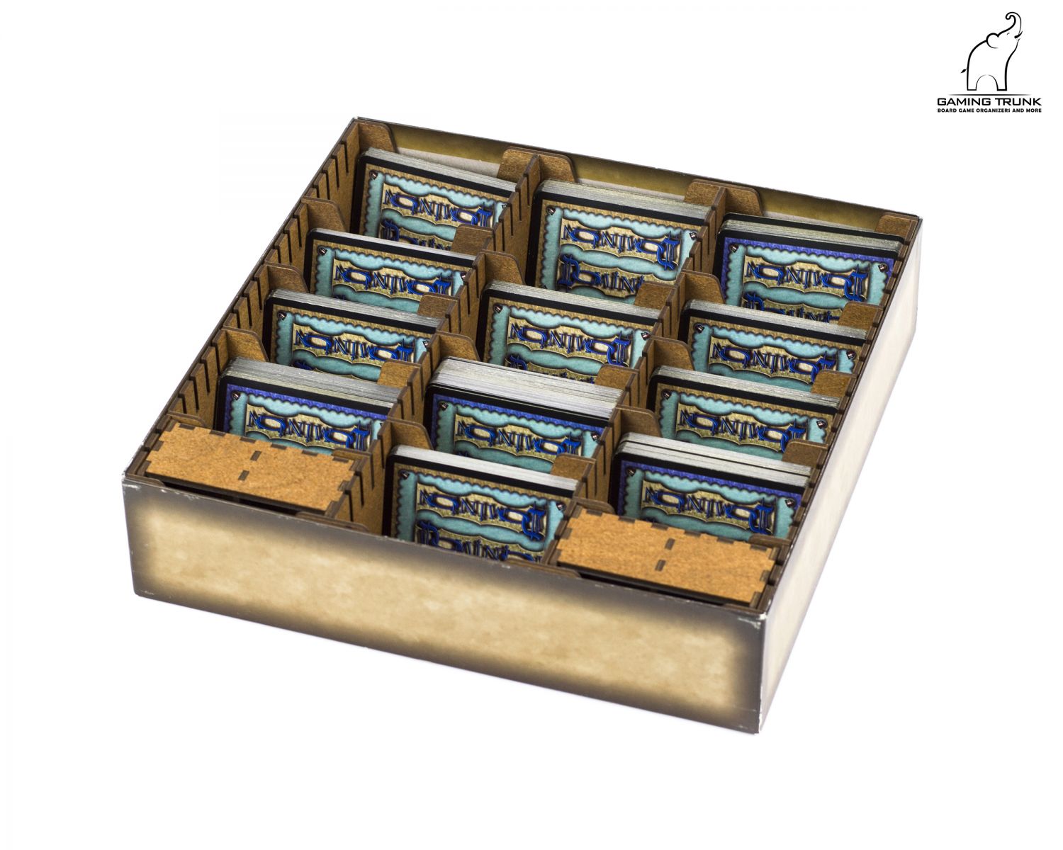 Gaming Trunk - Powerful Organizer for Dominion (Natural. For unsleeved cards)