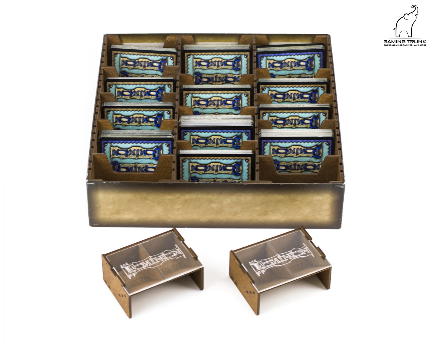 Gaming Trunk - Powerful Organizer for Dominion (Natural. For unsleeved cards)