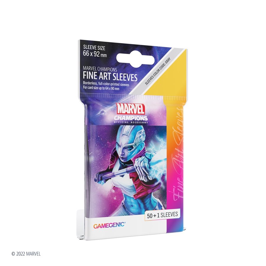 Gamegenic - Marvel Champions Fine Art Sleeves -  Nebula (50ct)