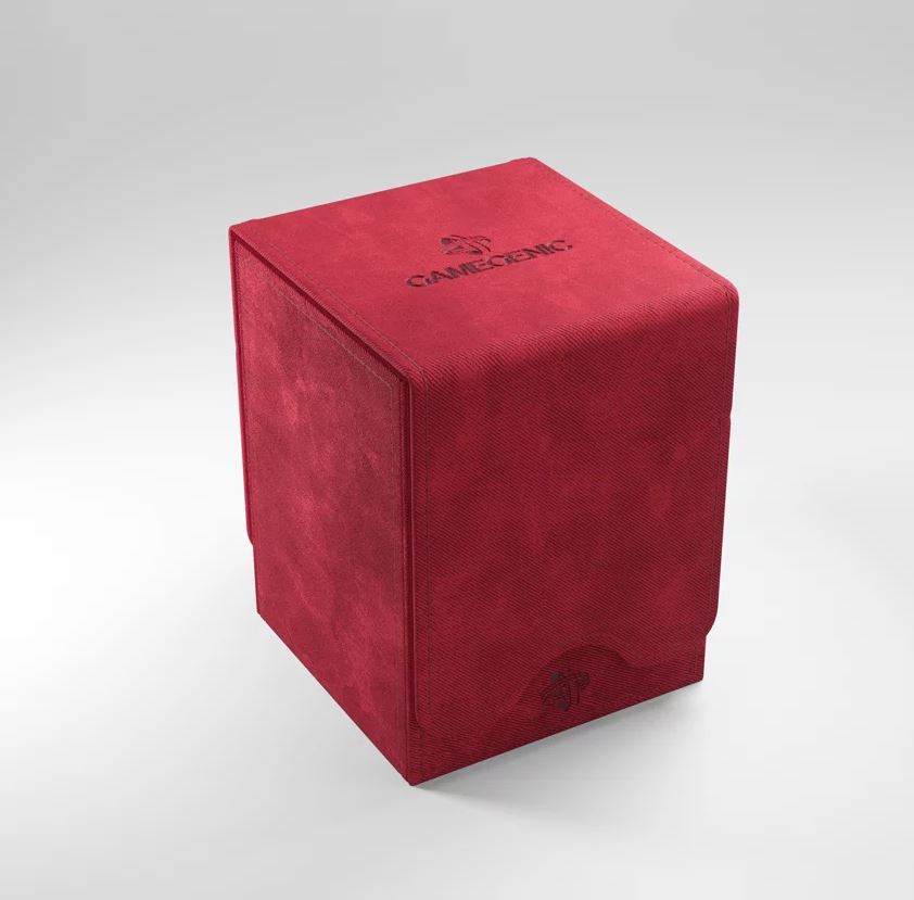 Gamegenic: Squire XL Convertible Deck Box Exclusive Edition - Red (100ct)