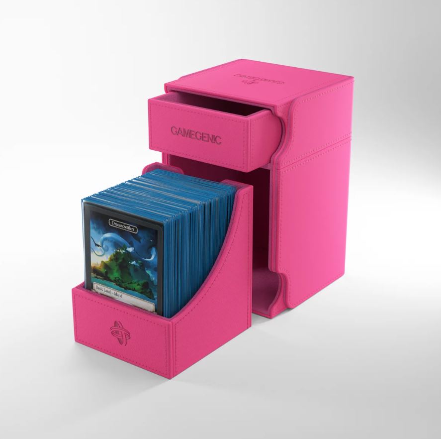 Gamegenic: Watchtower XL Convertible Deck Box Exclusive Edition - Pink (100ct)