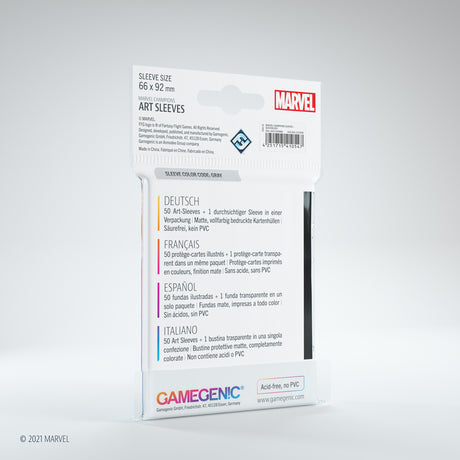 Gamegenic - Marvel Champions Art Sleeves - Quicksilver (50ct)