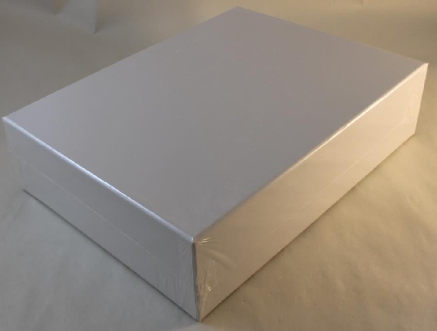 3" Deep Heavy Duty White Game Box