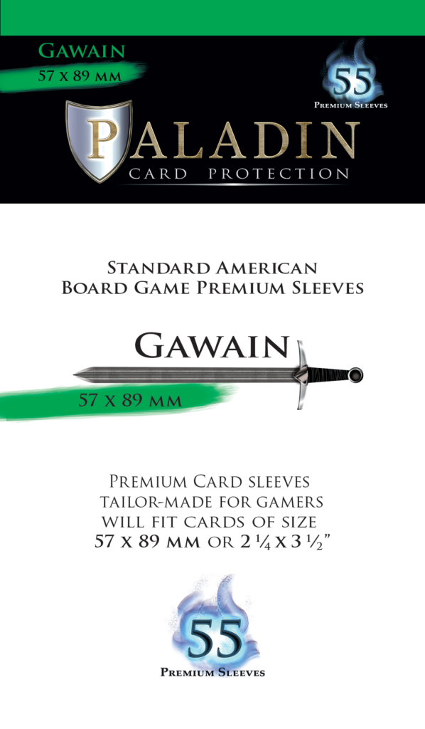 Paladin Card Protection - Gawain (57 mm × 89 mm, Standard American)