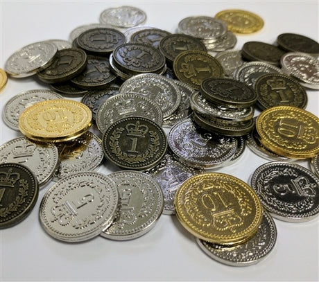 Generic Metal Coins: Set of 55 (Lisboa, Brass)