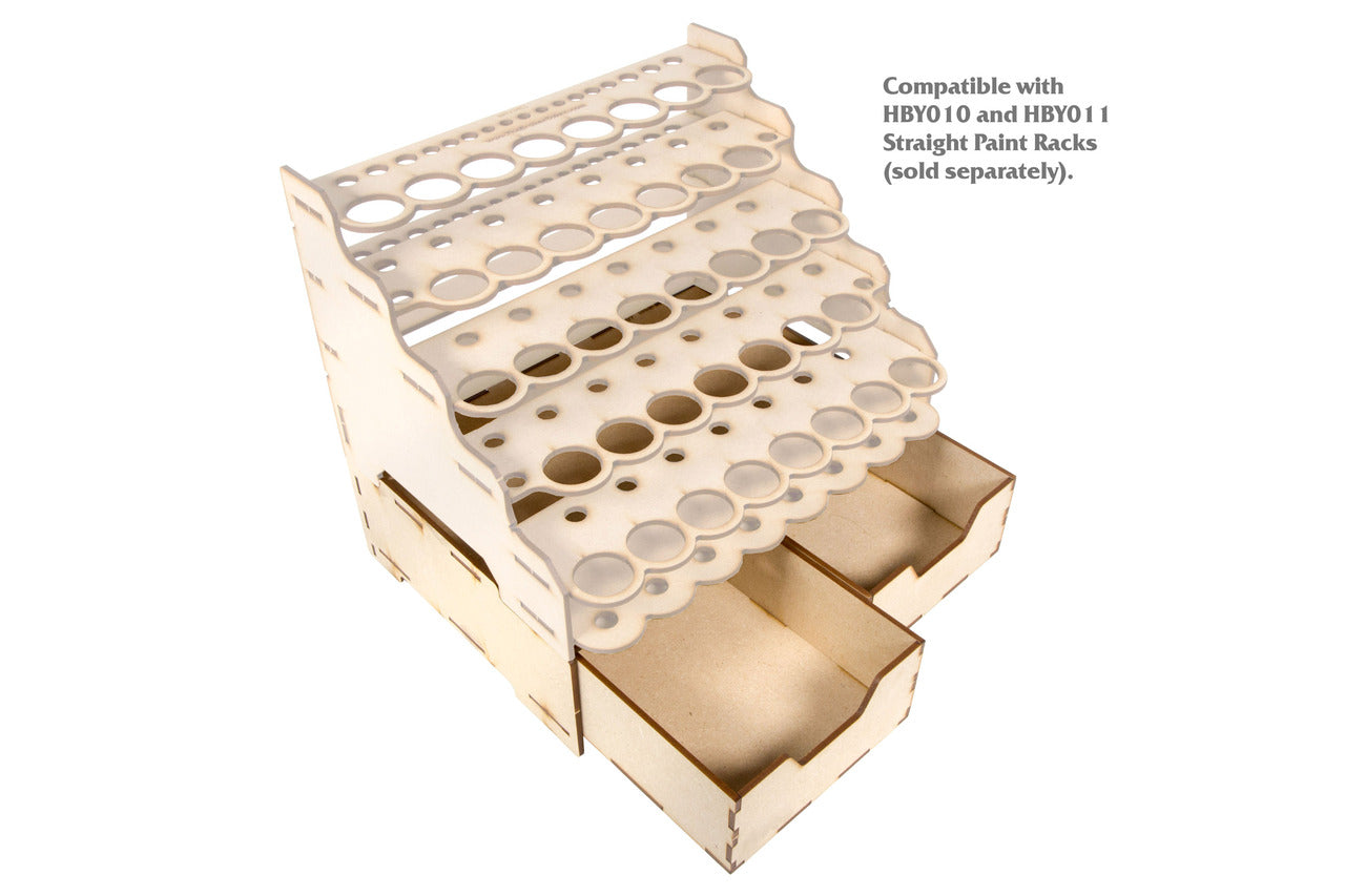 Broken Token - Modular Paint Rack - Drawer Double