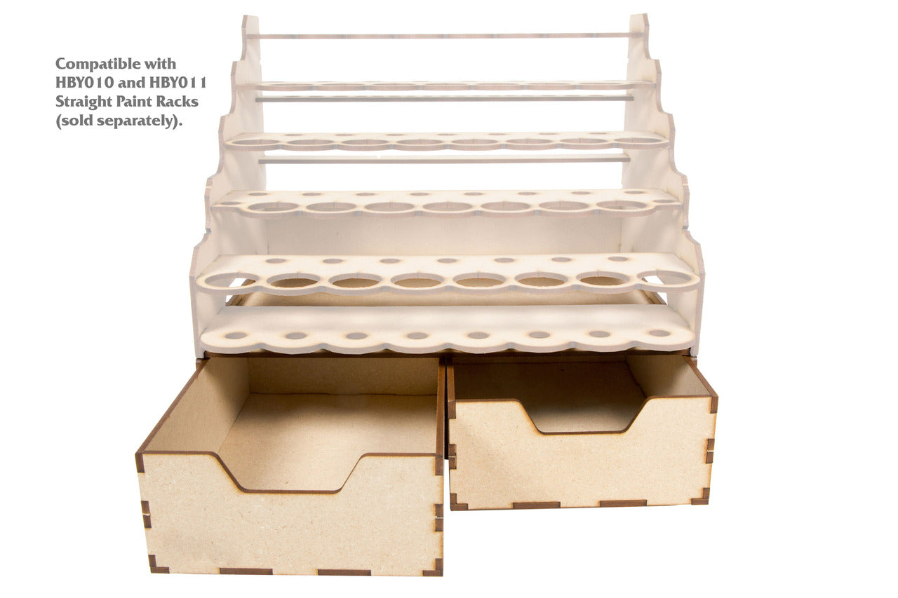 Broken Token - Modular Paint Rack - Drawer Double