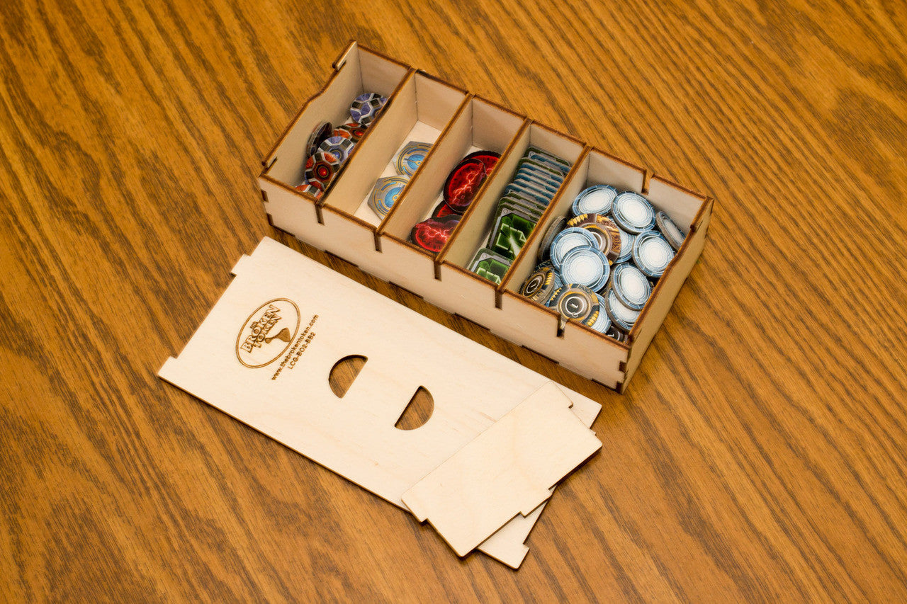 Broken Token - Short Bits Box for Sleeved Card Game Organizer