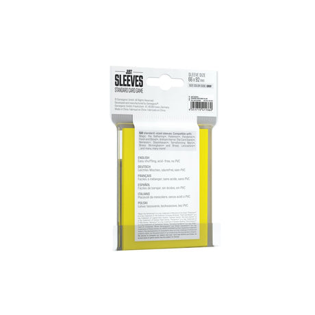 Just Sleeves: Standard Card Game - Yellow (50ct)