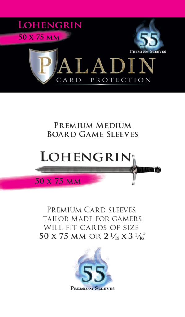 Paladin Card Protection - Lohengrin (50 mm × 75 mm, Premium Medium)