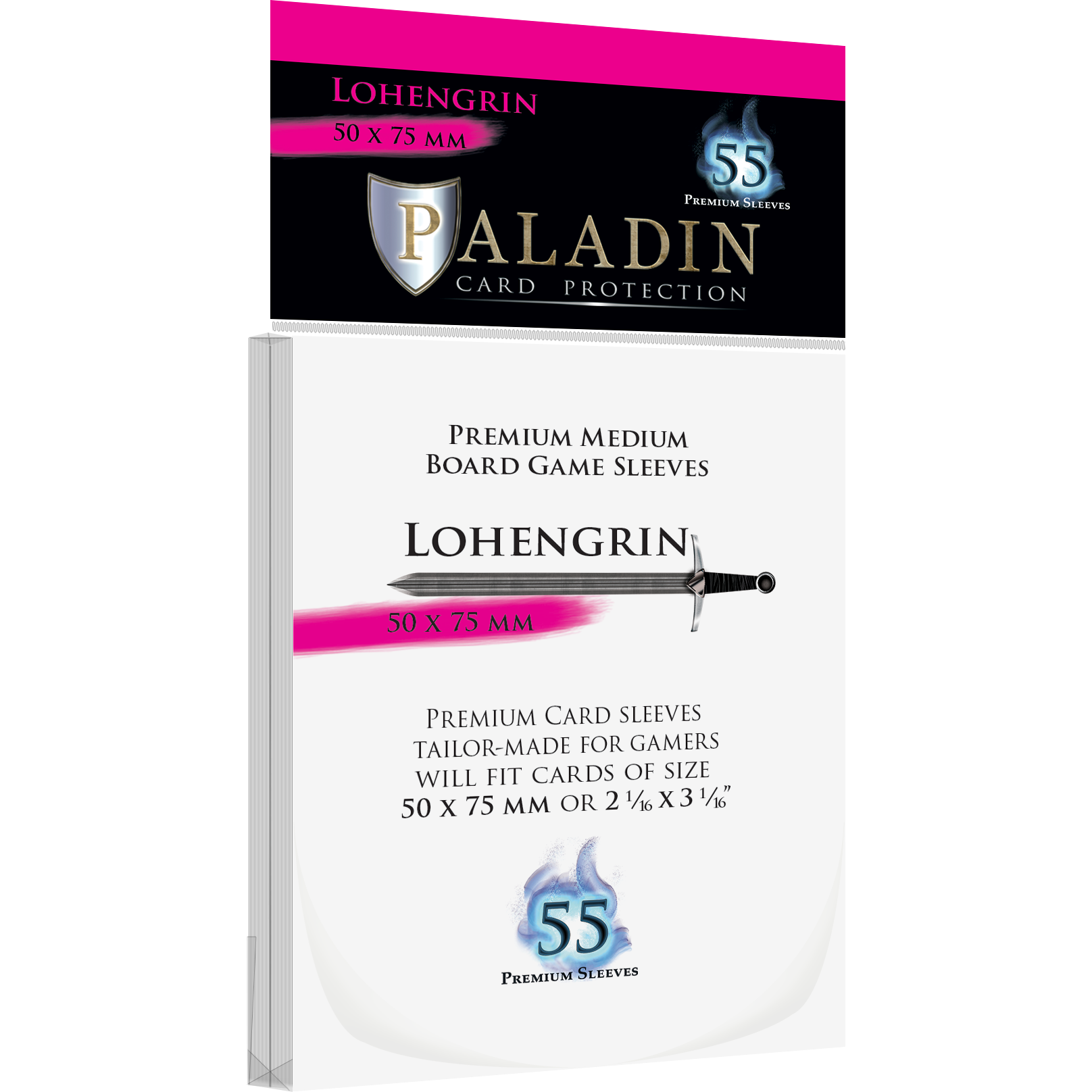 Paladin Card Protection - Lohengrin (50 mm × 75 mm, Premium Medium)