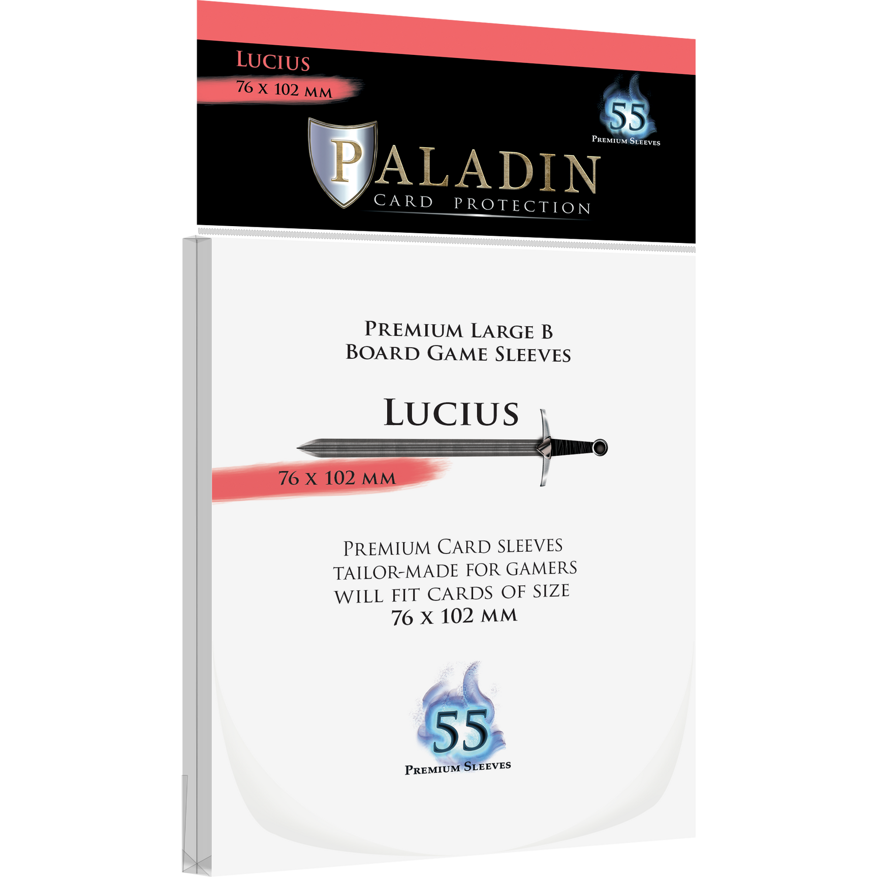 Paladin Card Protection - Lucius (76 mm x 102 mm, Premium Large B)