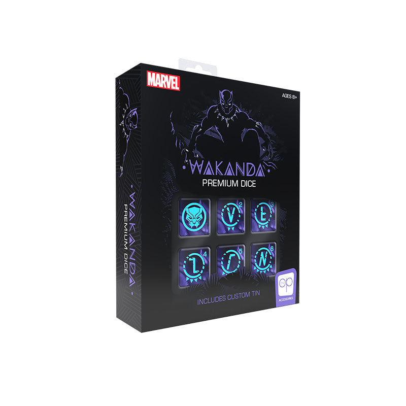 Marvel Black Panther Premium 6PC Dice Set