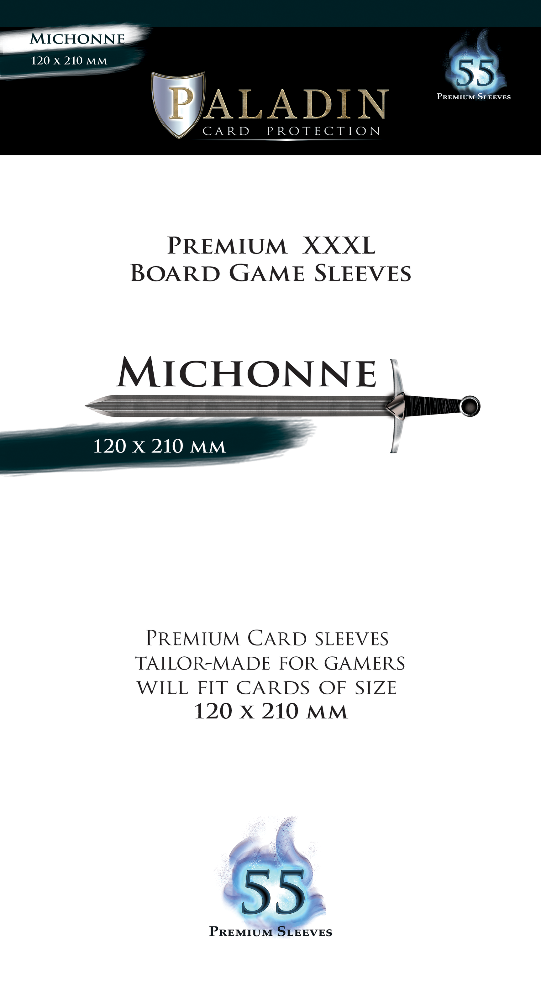 Paladin Card Protection - Michonne (120 mm x 210  mm, Premium XXXL)